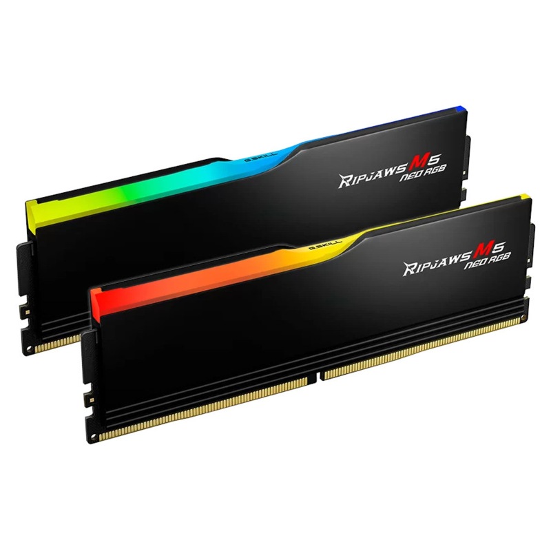 G.Skill - 96GB (2x48GB) 6000MHz Ripjaws M5 Neo RGB Black DDR5 (fyrir AMD)