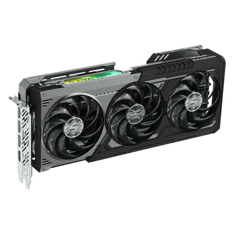 ASRock Radeon RX 9070GRE Steel Legend Dark 12GB