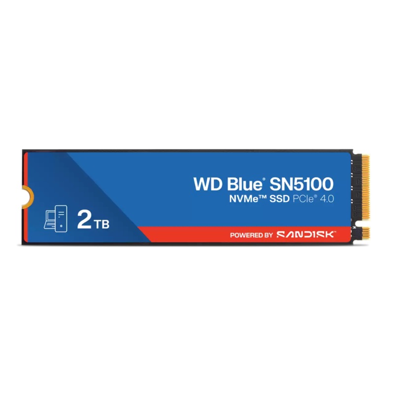 2TB WD Blue SN5100 PCIe 4.0 M.2 NVMe SSD